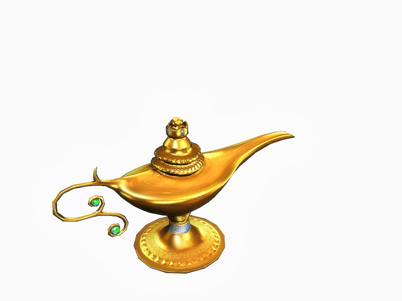 Magic Genie Lamp Clip Art