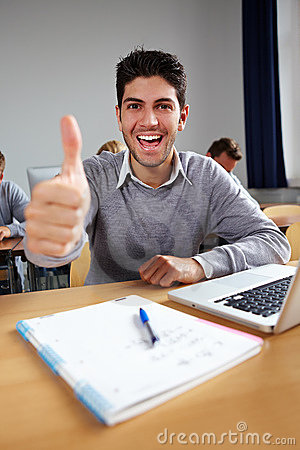 More Similar Stock Images Of   Successful Student Cheering