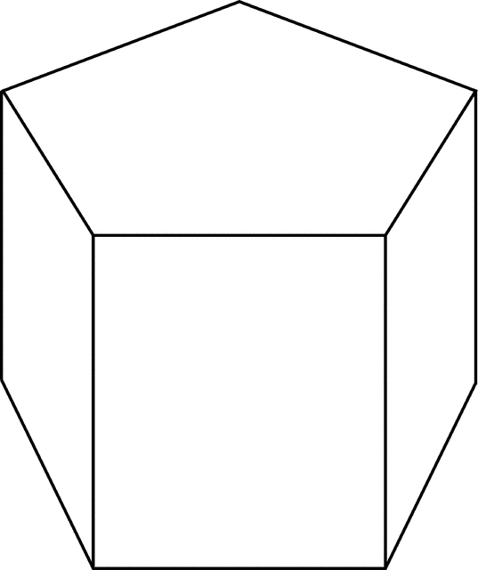 Pentagonal Prism   Clipart Etc