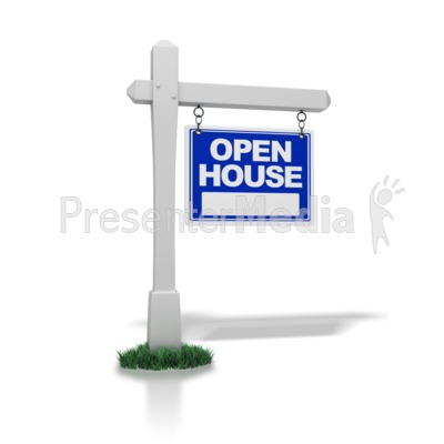 Real Estate Sign Open House   Signs And Symbols   Great Clipart For    