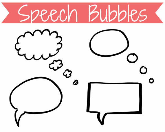 Speaking Bubbles Clipart Speech Bubbles Clip Art