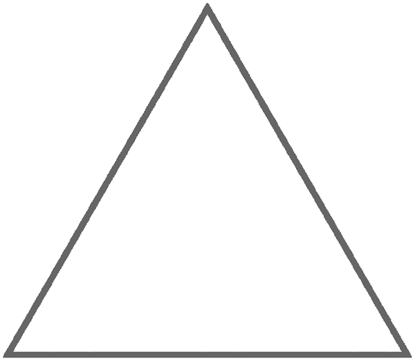 Triangle Outline   Clipart Best