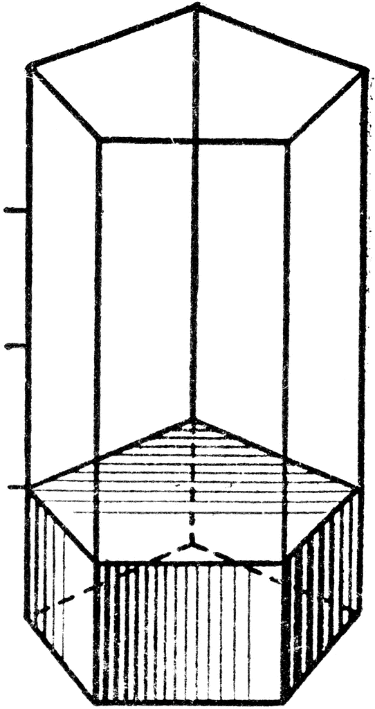 Volume Of Pentagonal Prism   Clipart Etc