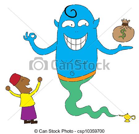 Wish Clipart Vector   Genie As You Wish
