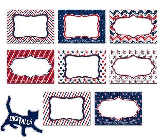 4th Of July Digital Frame Clipart Clip Art Independence Day Digital