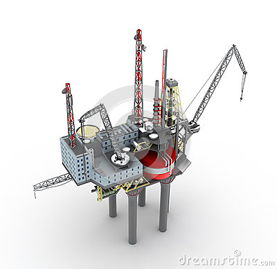 Drilling Offshore Platform Royalty Free Stock Photography   Image
