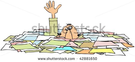 Drowning In Paperwork Stock Photos Images   Pictures   Shutterstock