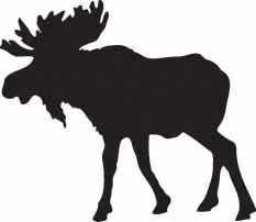 Moose Silhouette Vector Free   Clipart Best