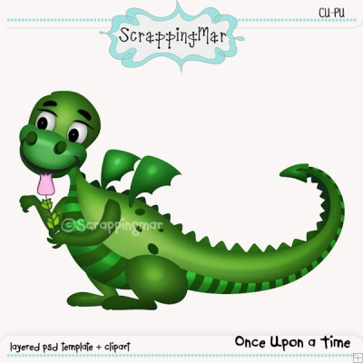 Once Upon A Time Temp Clipart Dragon