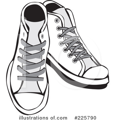 Royalty Free  Rf  Shoes Clipart Illustration By David Rey   Stock