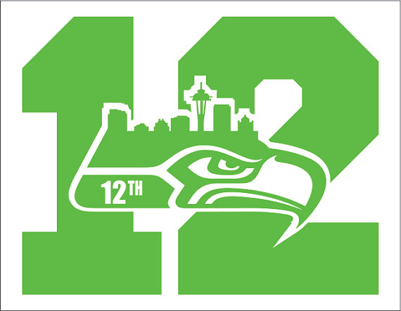 Seahawks 12th Man Colouring Pages  Page 2