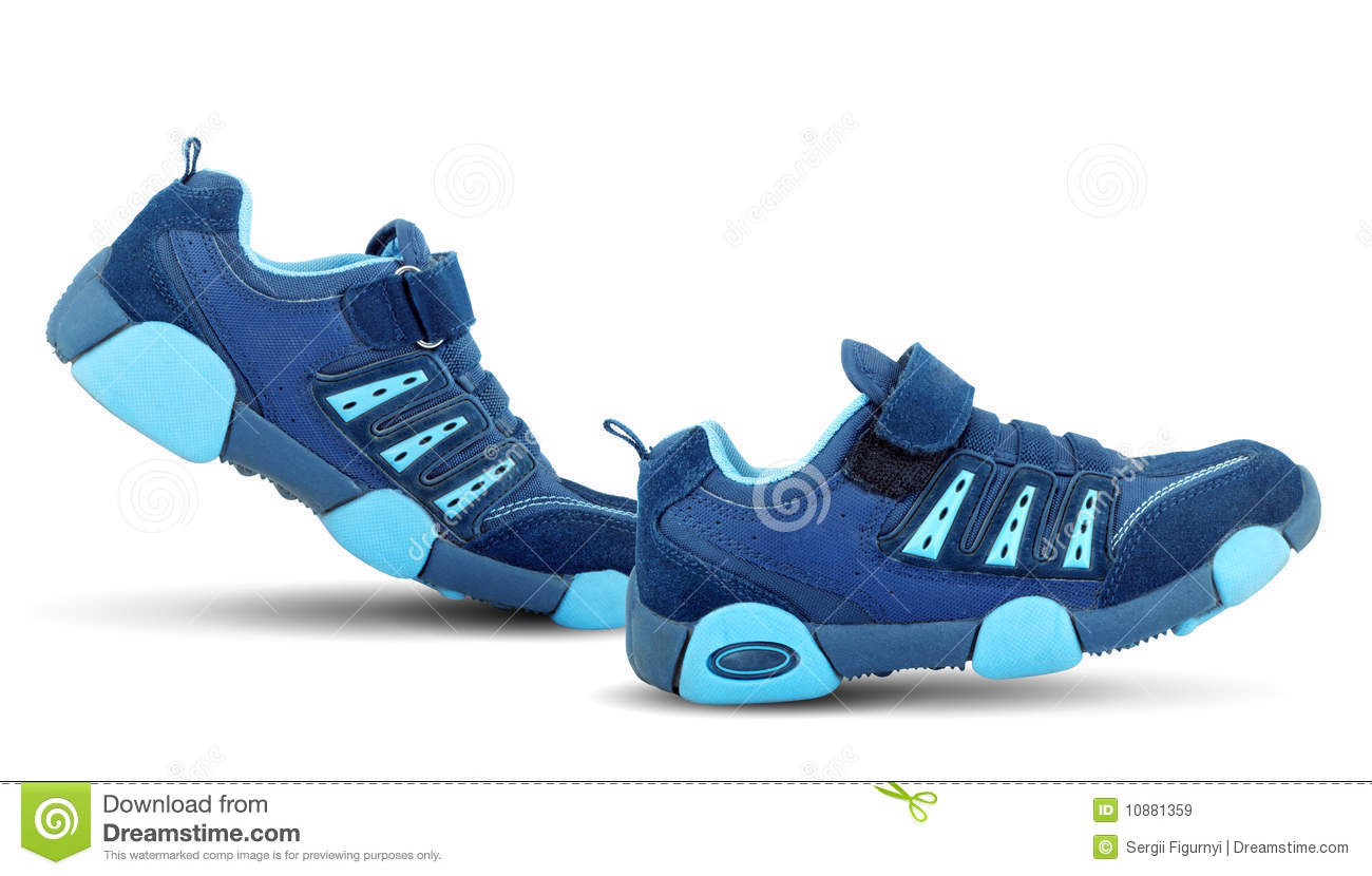 Sneakers Walking By Themselves Royalty Free Stock Images   Image    