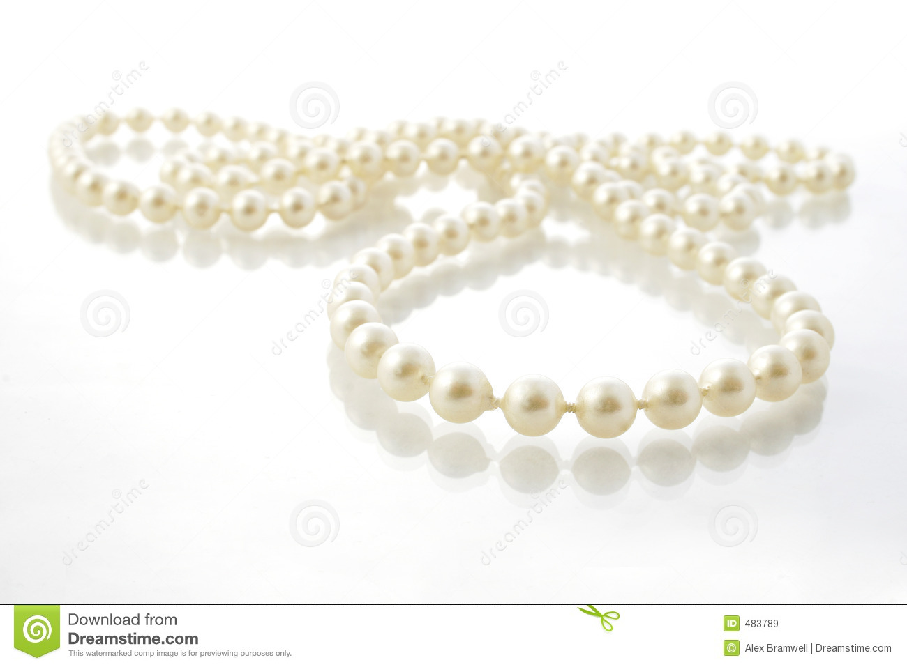 String Of Pearls Royalty Free Stock Images   Image  483789