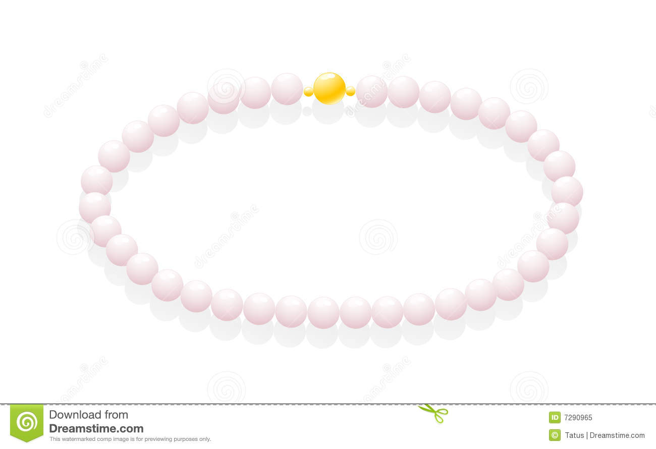 String Of Pearls  Royalty Free Stock Photo   Image  7290965
