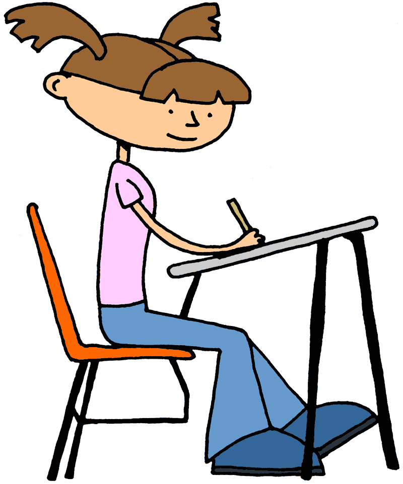 Students Working At Desk Clipart Sally Is A A Student She #lfNKT7 - Clipart Suggest.