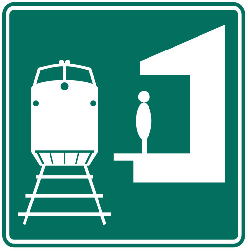 Train Station Http   Www Wpclipart Com Travel Us Road Signs Info    
