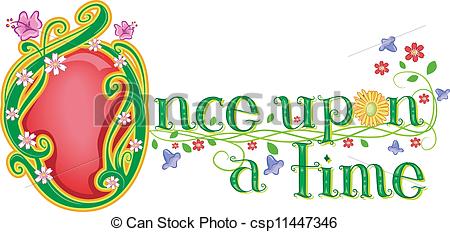 Vector   Once Upon A Time Flowers   Stock Illustration Royalty Free