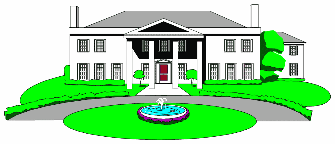 Xvon   Image   Free Clip Art Of Mansions