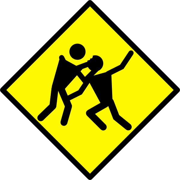 Zombie Warning Road Sign Clip Art At Clker Com   Vector Clip Art
