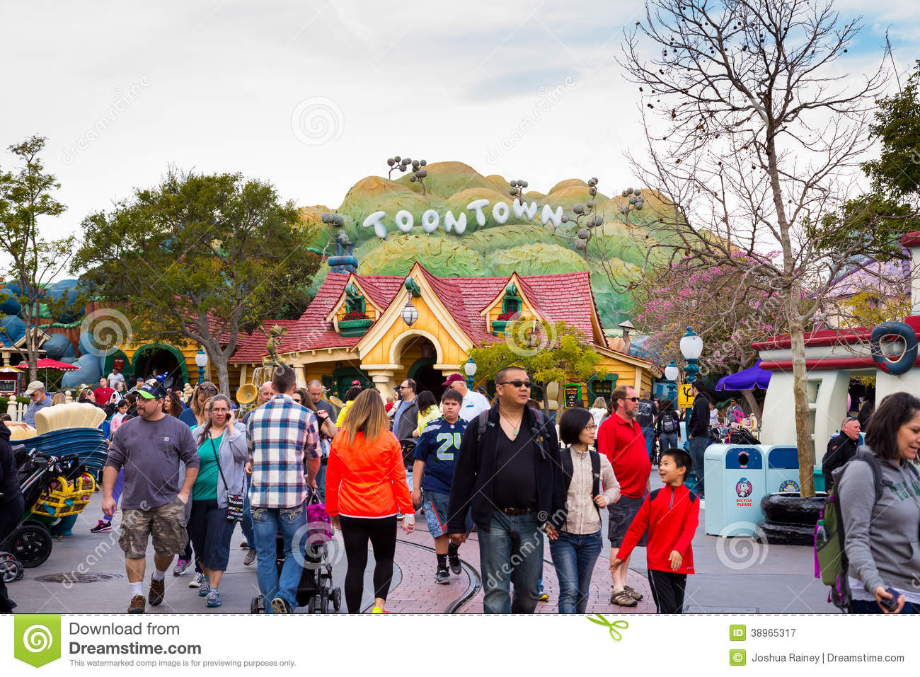 Anaheim California Usa   February 4 2014  Toontown In Disneyland Is