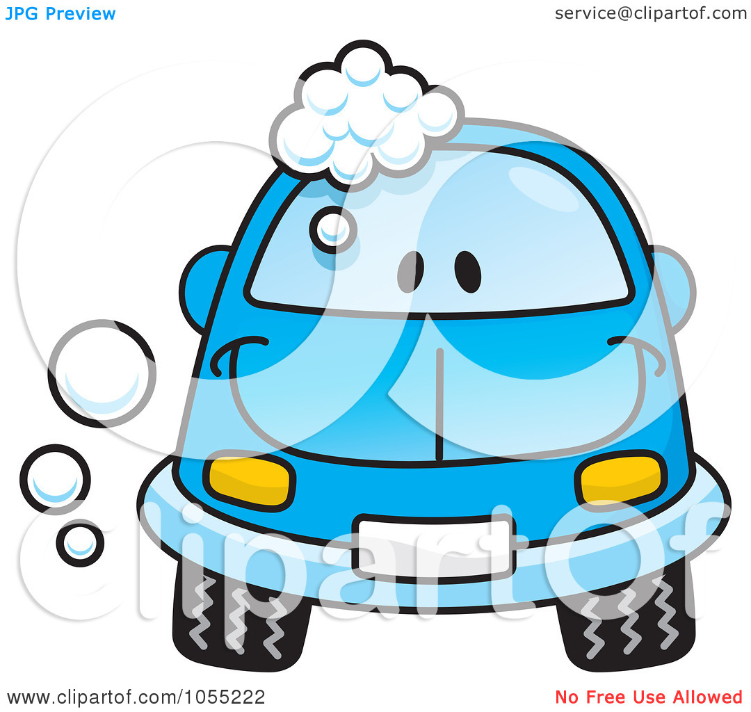 Car Wash Soap Bubbles Royalty Free Clipart