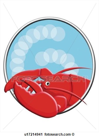 Clipart   Lobster Painting Illustration  Fotosearch   Search Clip