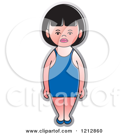 Clipart Of A Black And White One Piece Swimsuit   Royalty Free Vector