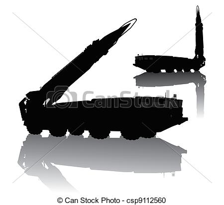 Clipart Of Missile Launcher   Silhouette Of Scud Missile Launcher