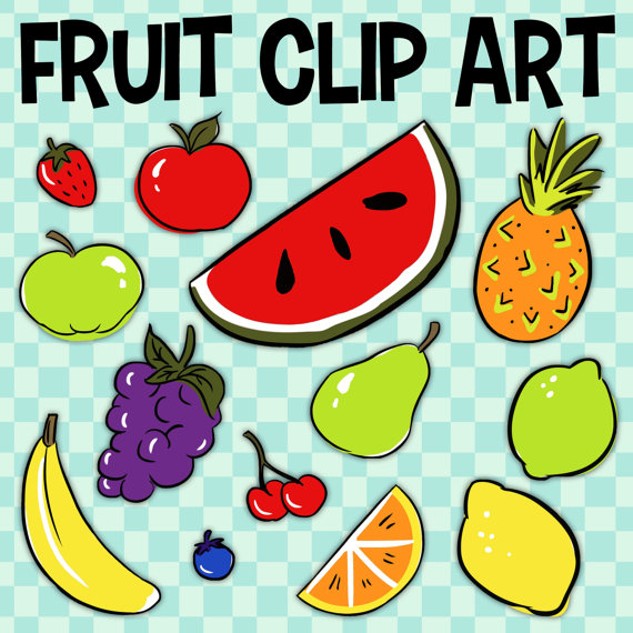 Fruit Clip Art Banana Clip Art Food Group Art Pineapple Clipart