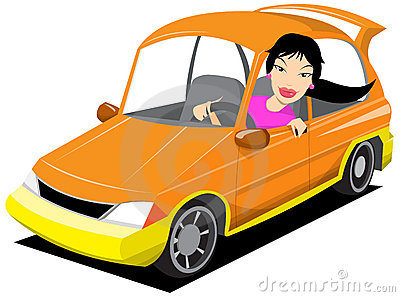 Lady Driver Stock Image   Image  15565901