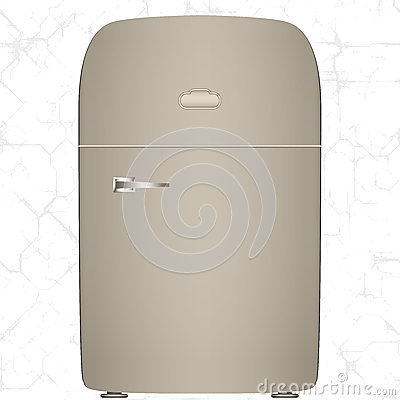 Old Refrigerator Stock Vector   Image  44192112