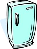 Refrigerator Clip Art And Illustration  1163 Refrigerator Clipart
