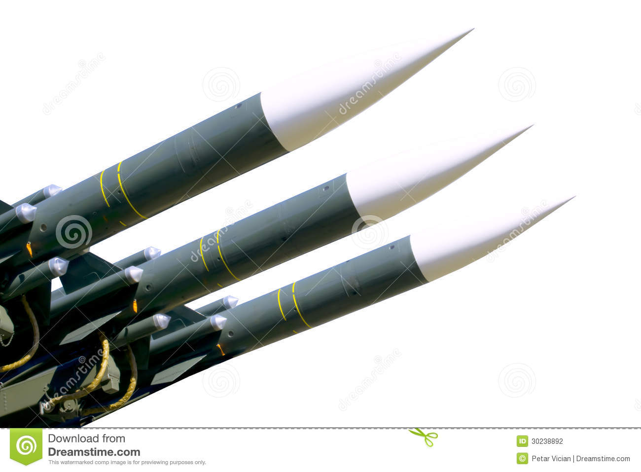 Rocket Launcher Missile Isolated Stock Photography   Image  30238892