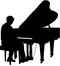 Showing  19  Pics For Piano Keyboard Silhouette   