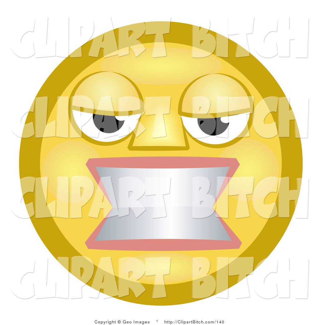 Smiley Face Woman Gritting Her Teeth In Anger By Atstockillustration