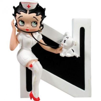 Betty Boop Letter N For Nurse Figurine