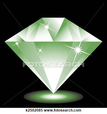   Emerald Jewel  Fotosearch   Search Clipart Drawings Decorative    