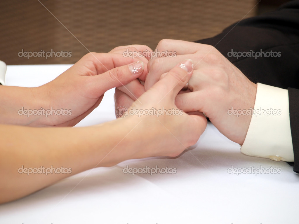 Join Hands  This Is Love    Stock Image