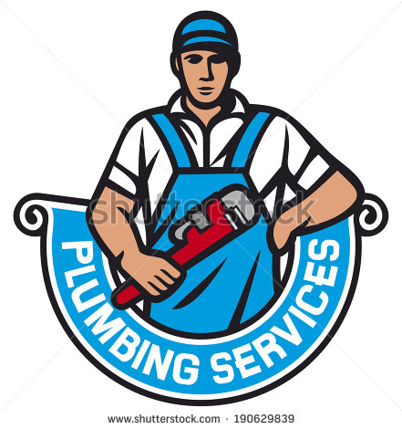 Plumber Holding A Wrench   Plumbing Services  Plumber Holding Monkey    