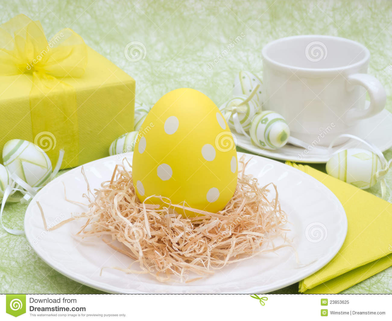 Royalty Free Stock Photo  Easter Egg Breakfast  Image  23853625
