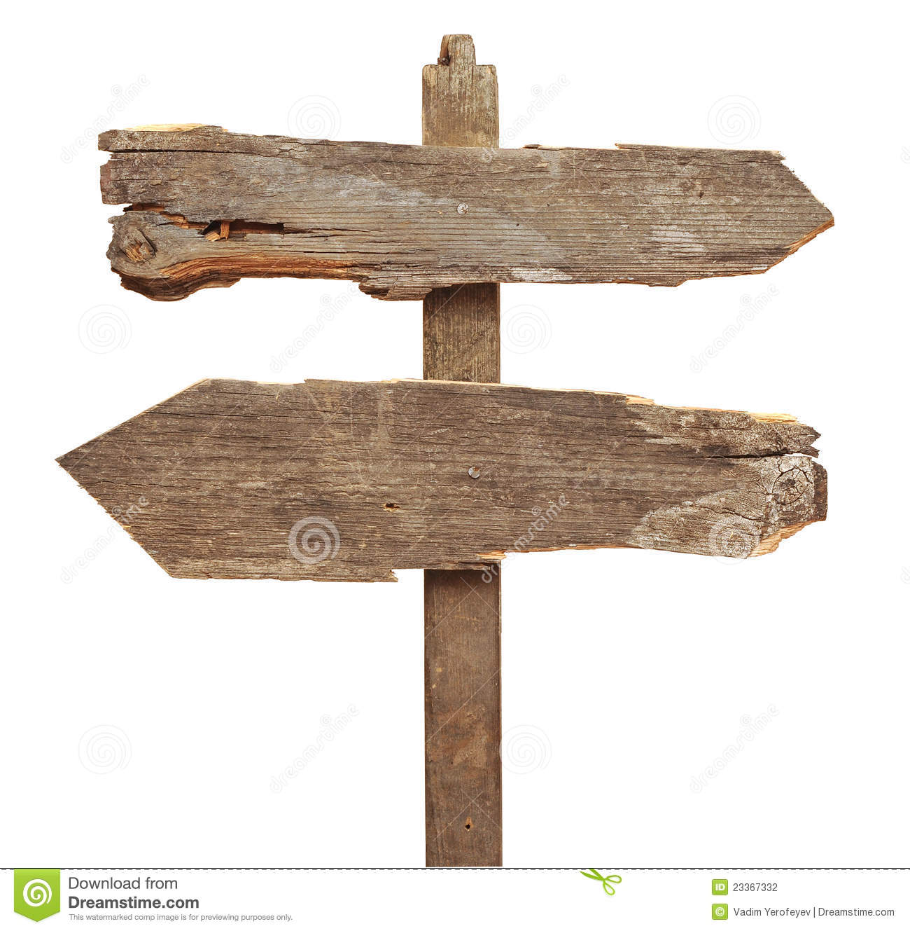 Wooden Road Sign Clipart Old Wooden Arrows Road Sign