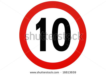 10 Speed Limit Sign Clipart By Lker