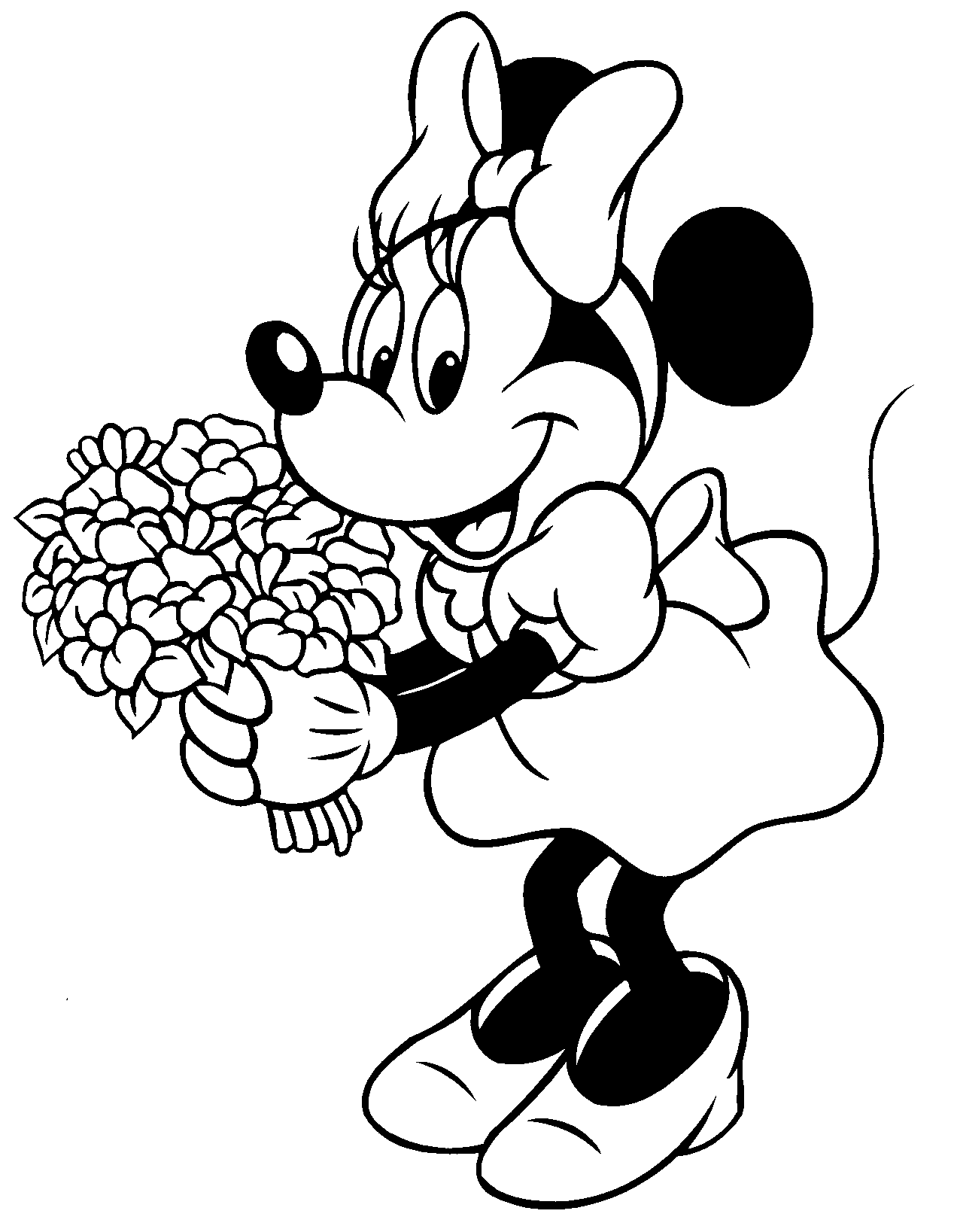 Classic Mickey Mouse Black And White   Clipart Best   Clipart Best