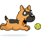 Clip Art Image Gallery   Similar Image  Cartoon Puppy Dog Chasing Ball    