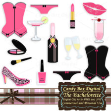     Clipart Girls Night Out Diva Clipart Lingerie Clipart   Commercial