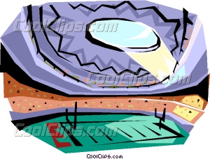 Football Stadium Vector Clip Art