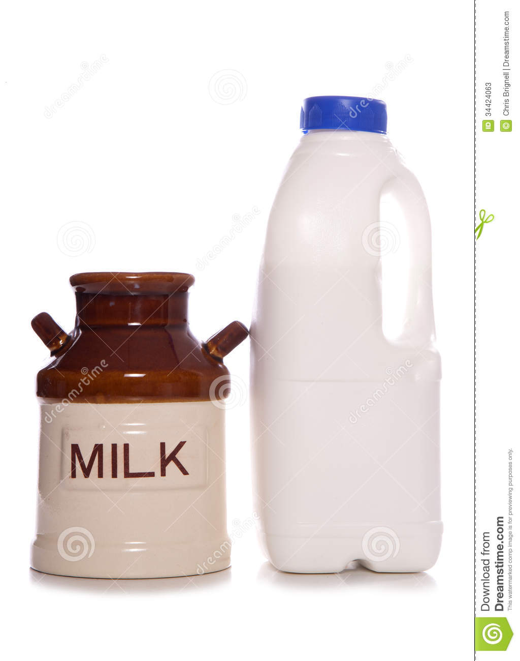 Milk Jug And Pint Stock Photos   Image  34424063