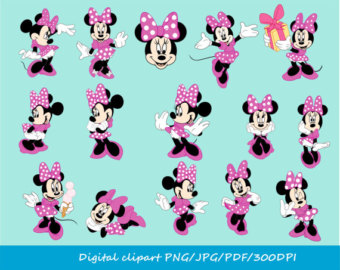 Mouse Birthday Party   Minnie Mouse Printable   Character Clipart