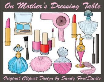 Perfume And Make Up Clipart Collect Ion   On Mother S Dressing Table    
