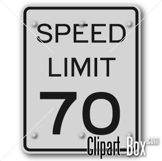 Related Speed Limit 70 Cliparts